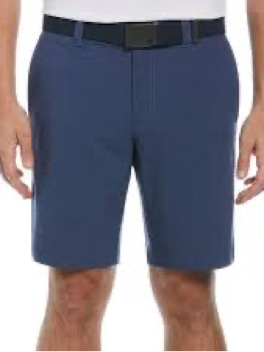 Callaway Men's Dark Blue Flat Front windowpane Shorts MA4431